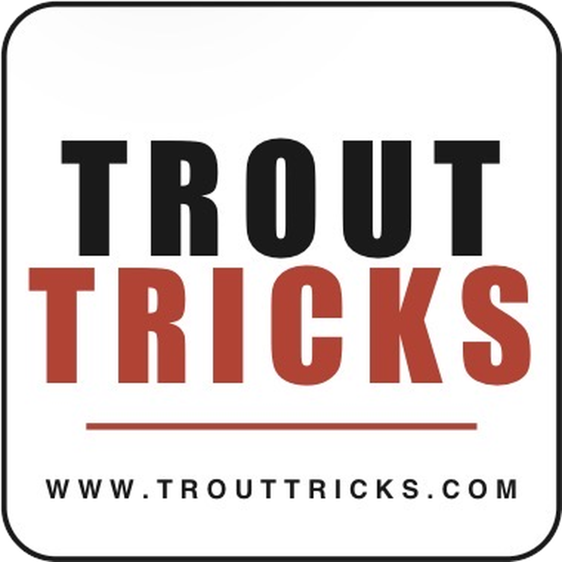 Trout Tricks Square Sticker