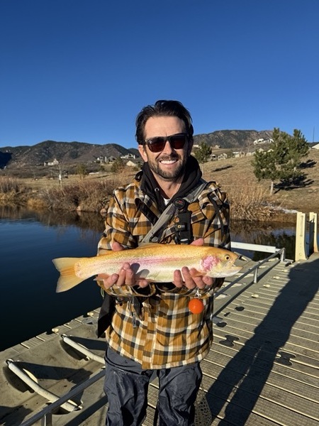 Stillwater brown trout — Delaney Buttes Colorado fly fishing