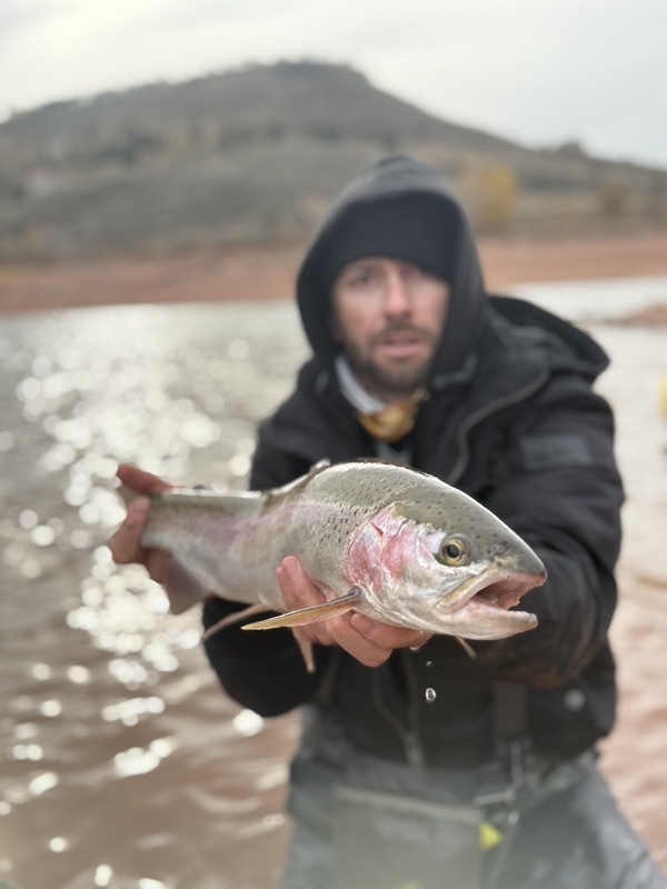 Lake John rainbow trout — North Park Colorado stillwater