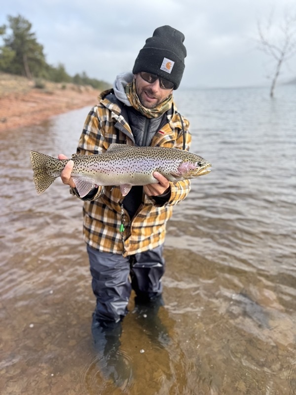 Lake John rainbow trout — North Park Colorado stillwater